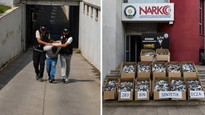 ADANA'DA 283 BİN UYUŞTURUCU HAP ELE GE&Ccedil;İRİLDİ: 1 TUTUKLAMA