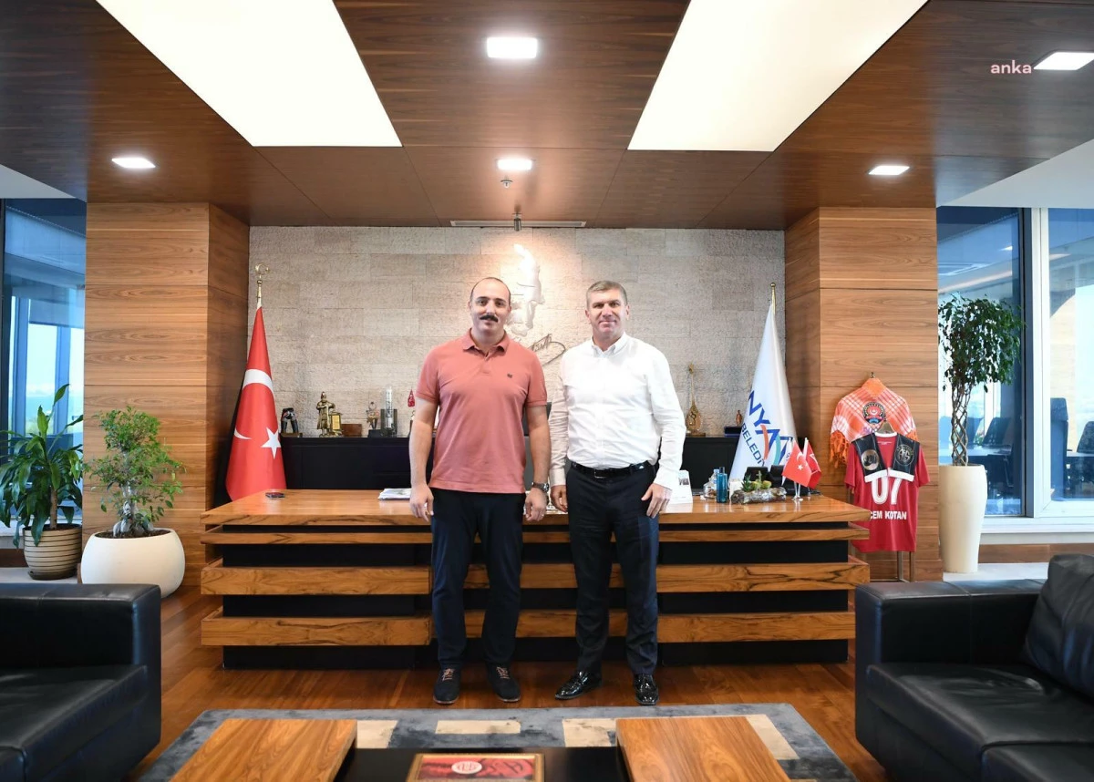 Burdur Belediye Başkanı Ercengiz'den Konyaaltı ve Döşemealtı Belediyeleri'ne ziyaret