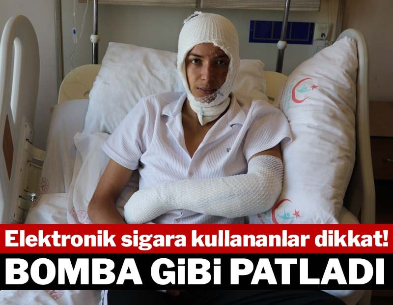 ELEKTRONİK SİGARA KULLANANLAR DİKKAT! BOMBA GİBİ PATLADI