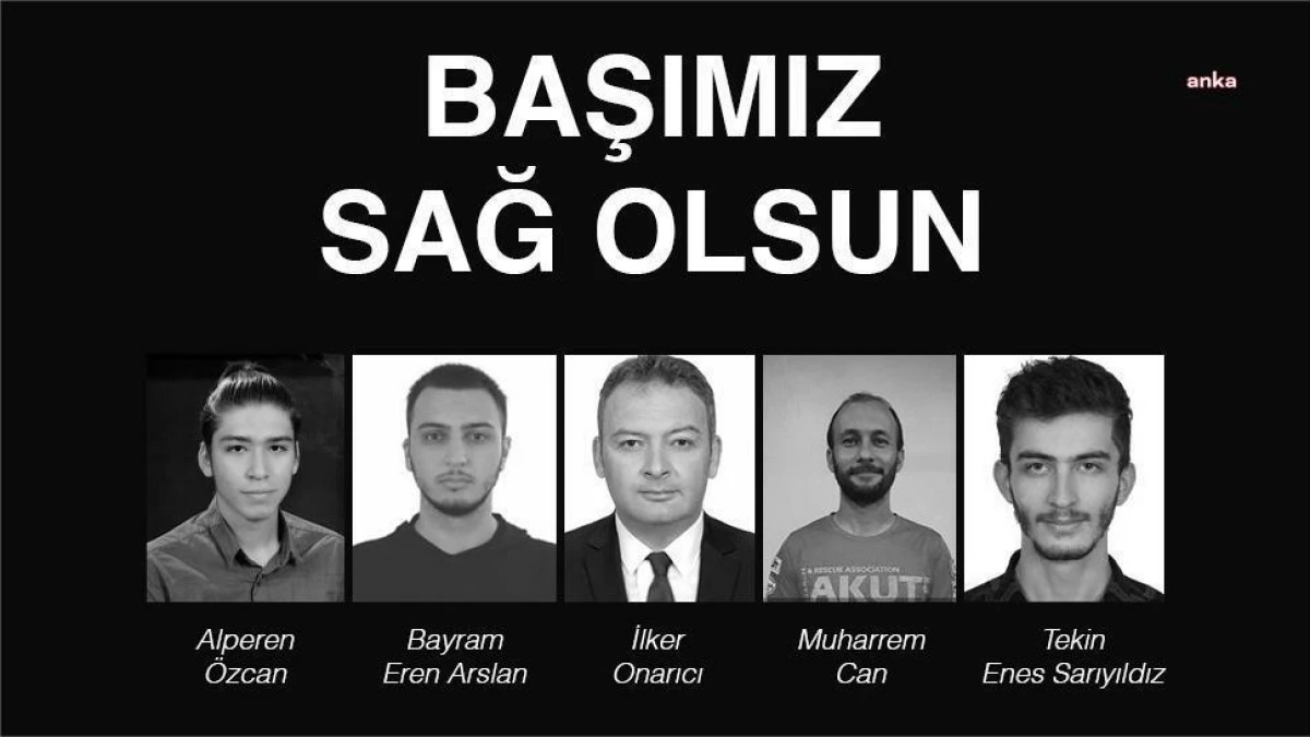 Eskişehir'deki yangında hayatını kaybeden 5 AKUT gönüllüsü için Ankara'da cenaze töreni düzenlenecek