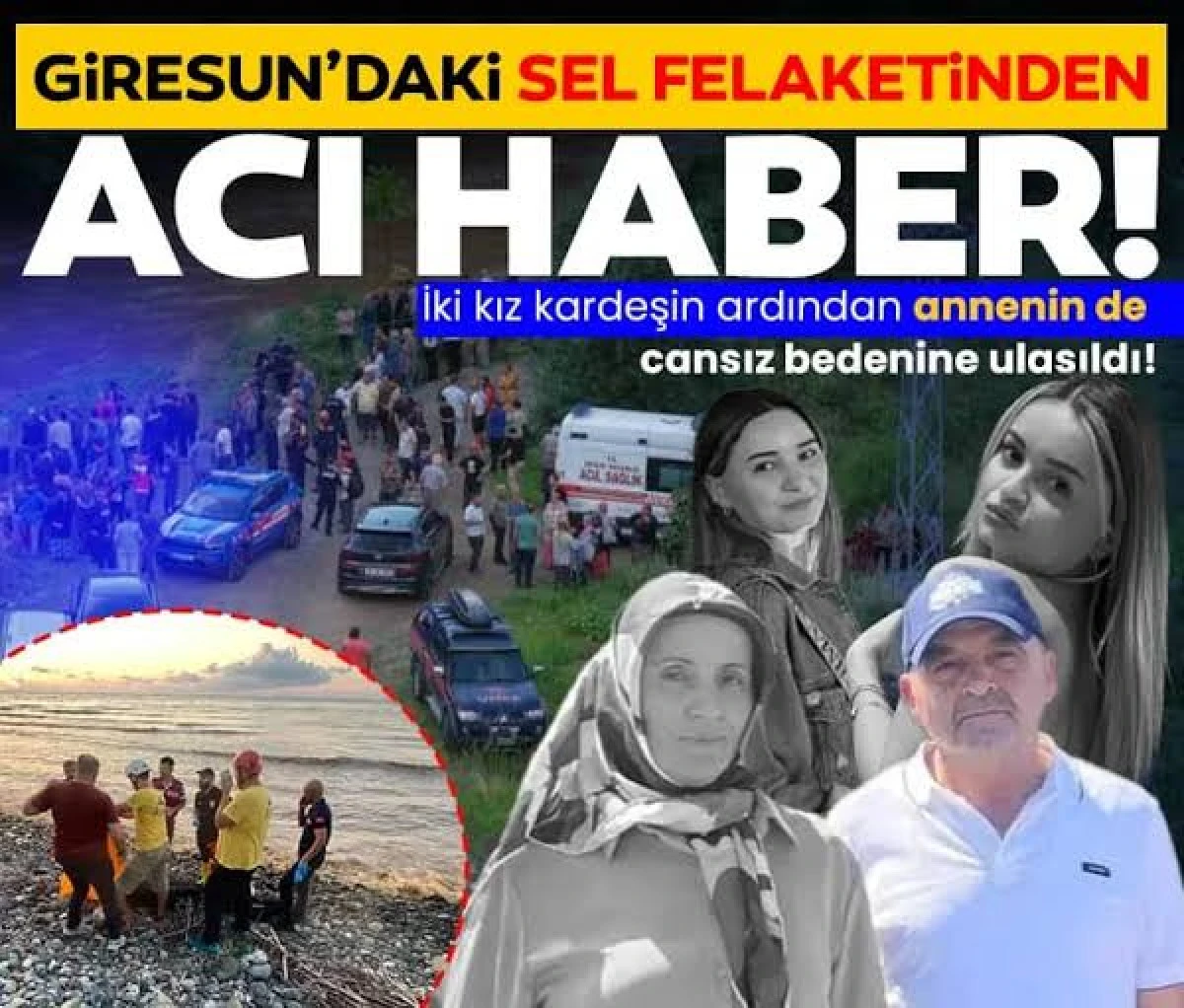 GİRESUN'DA ŞİDDETLİ YAĞIŞ! KEŞAP İL&Ccedil;ESİNDE SELE KAPILAN 2 KİŞİ KAYBOLDU