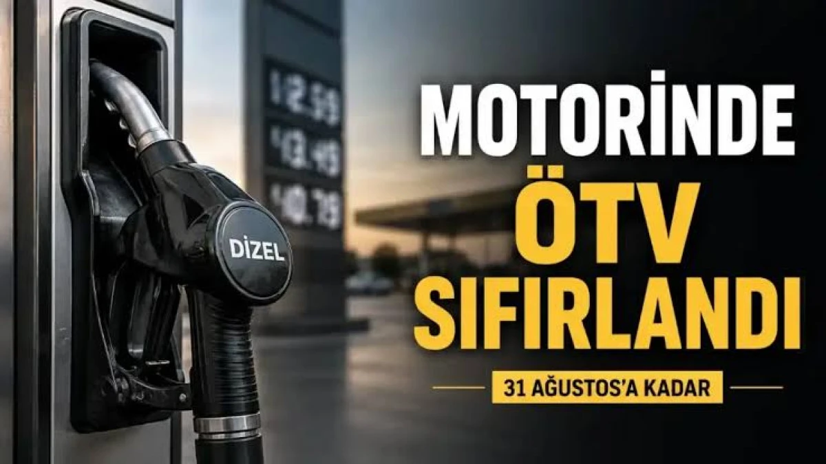 MOTORİNDE &Ouml;TV SIFIRLANDI! POMPA FİYATLARIN DEV İNDİRİM GELİYOR