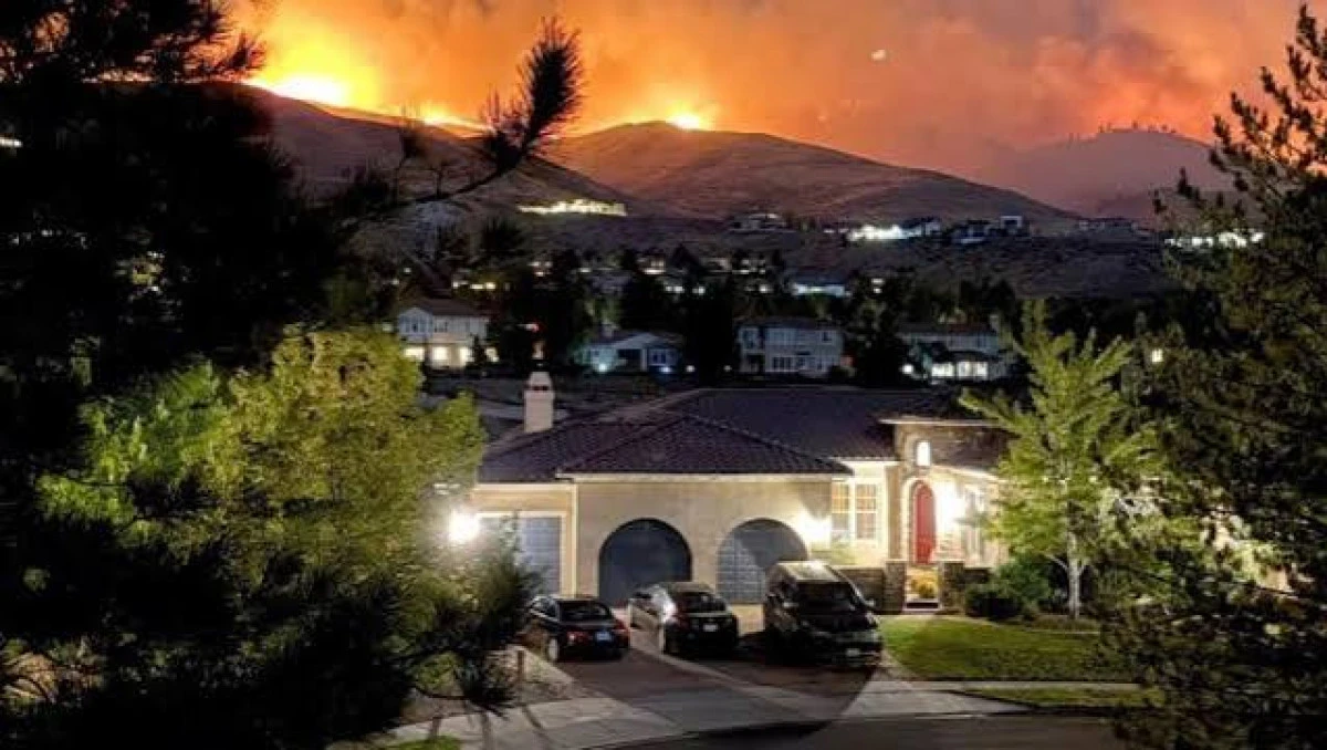 NEVADA'DAKİ YANGIN FELAKETİ! 61 BİN D&Ouml;N&Uuml;M K&Uuml;L OLDU, 87 BİN KİŞİ TAHLİYE EDİLDİ