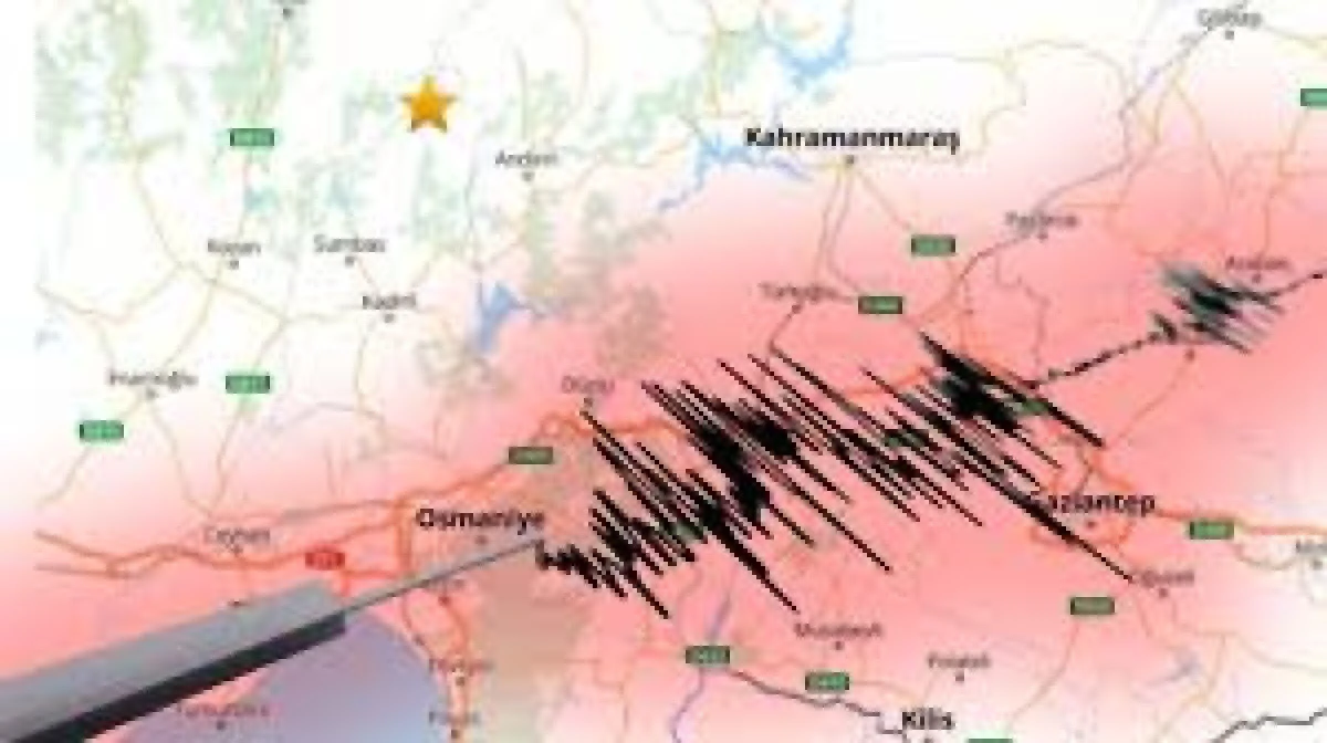 Osmaniye'de 4.1 büyüklüğünde deprem