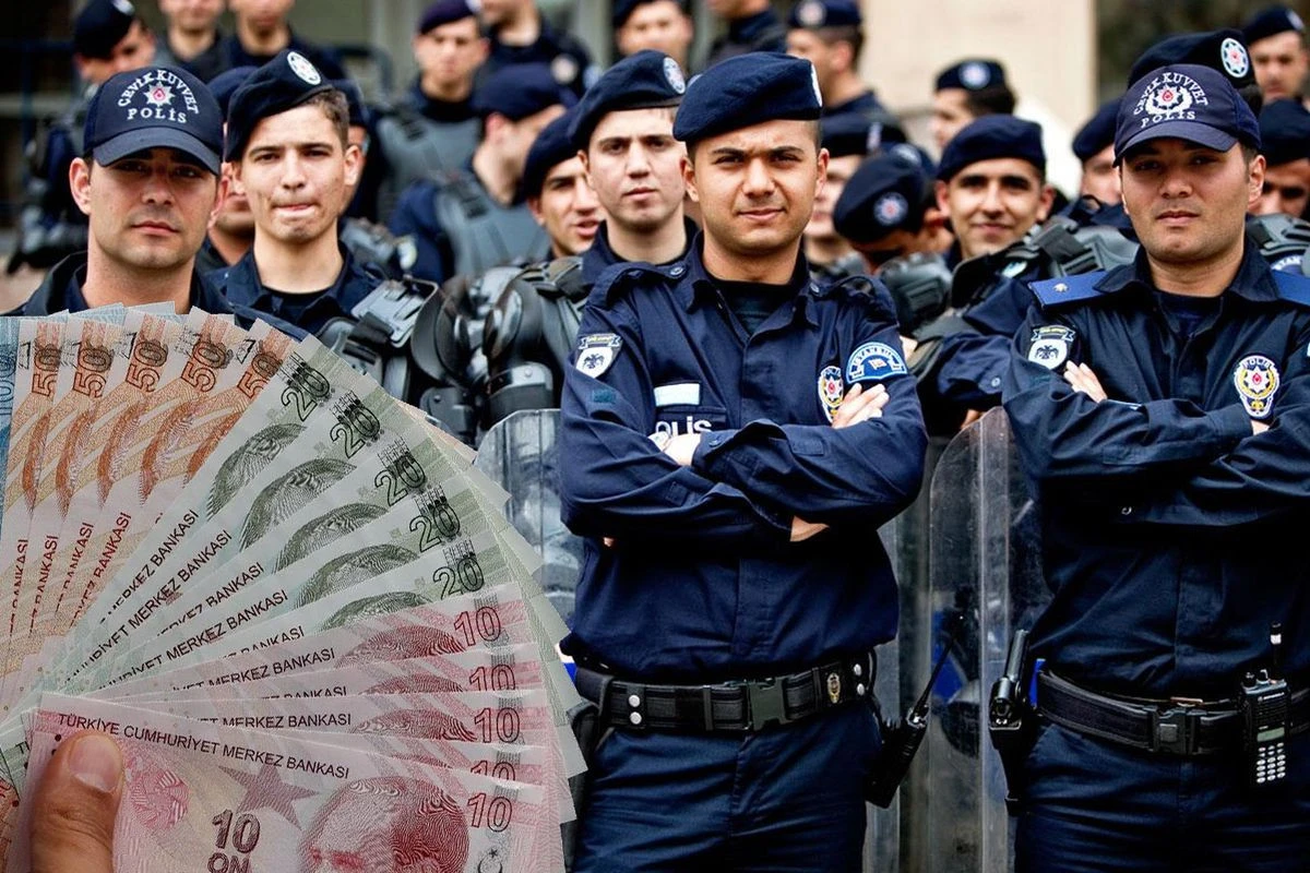 POLİSLERİN MAAŞLARI DEĞİŞİYOR!İŞTE &Uuml;NVANLARA G&Ouml;RE YENİ TABLO