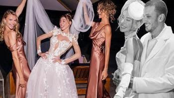 ŞEYMA SUBAŞI'NIN DÜĞÜNÜNDEN YENİ KARELER