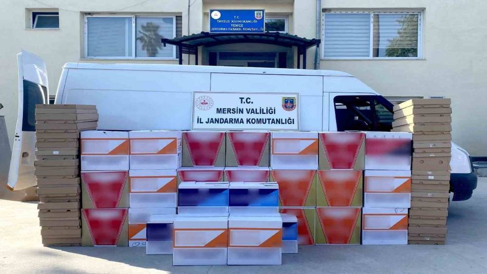 Mersin’de 1 milyon adet makaron ele geçirildi