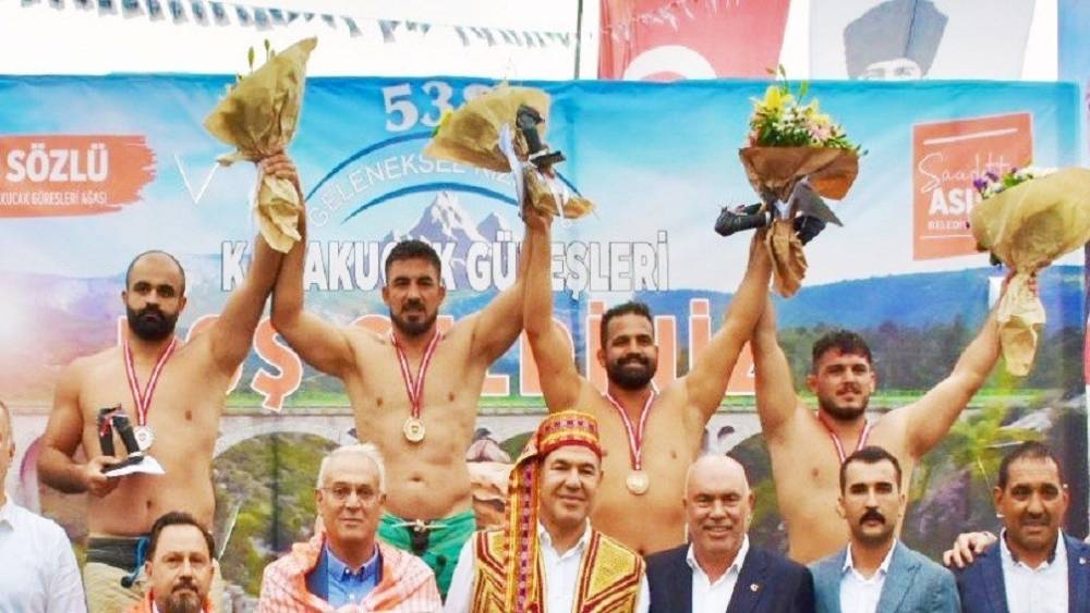 KIZILDAĞ KARAKUCAK GÜREŞLERİNİN BAŞPEHLİVANI ALİ BÖNCÜOĞLU OLDU