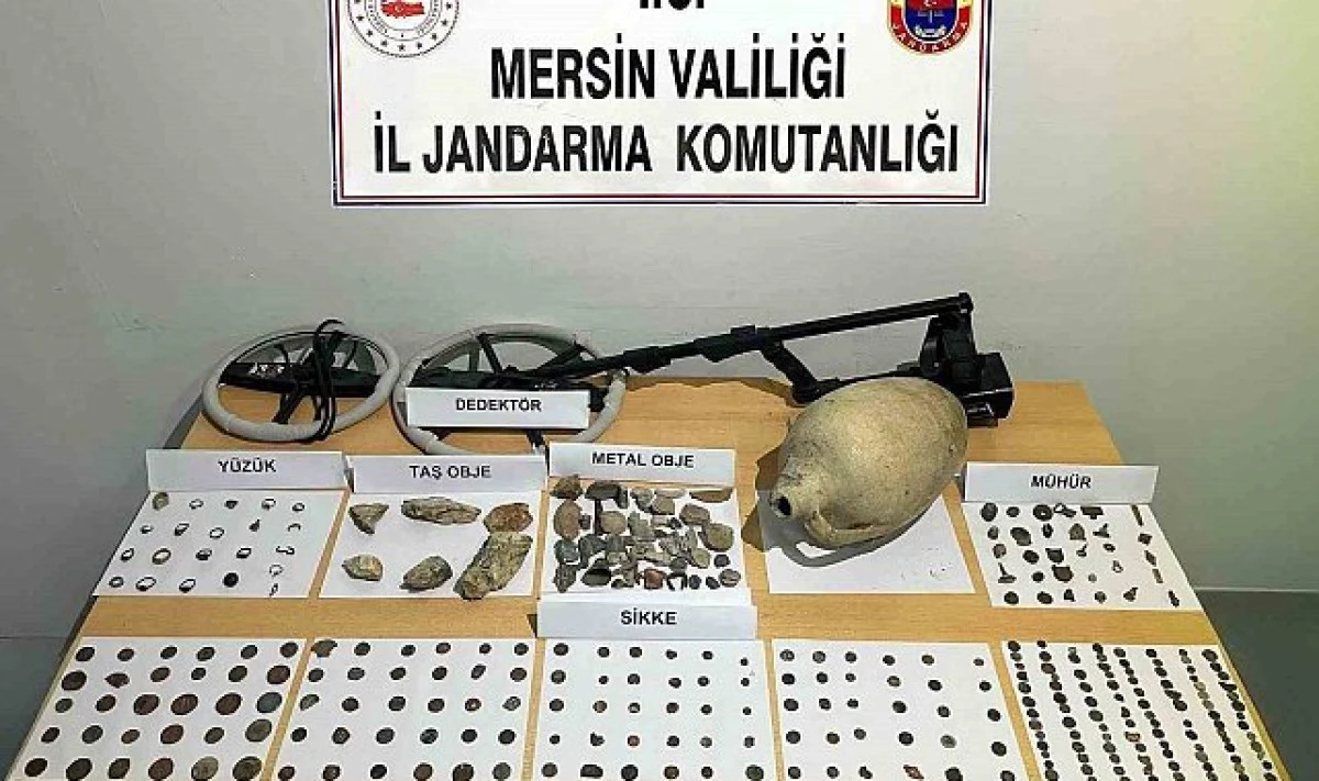 Mersin'de Tarihi Eser Operasyonu: 653 Parça Ele Geçirildi