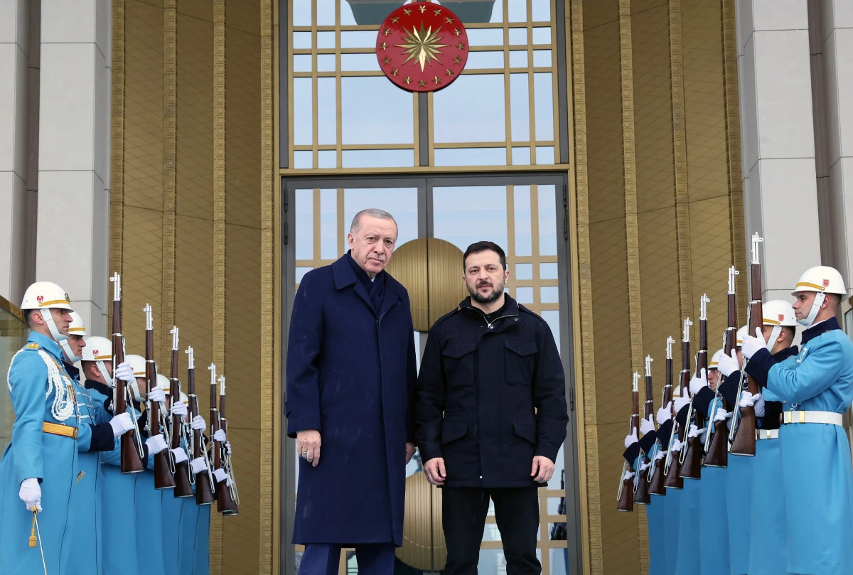UKRAYNA DEVLET BAŞKANI ZELENSKİ, ANKARA'DA! İŞTE İLK SÖZLERİ