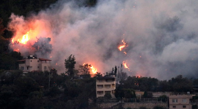 HATAY'DA ORMAN YANGINI
