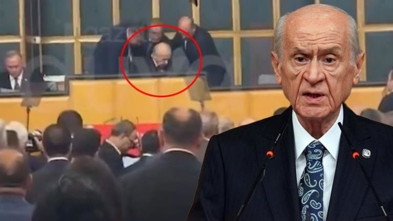 MHP'Lİ KAYNAKLAR "CİDDİ BİR SORUN YOK" DİYOR AMA BAHÇELİ'NİN GÖRÜNTÜSÜ SEVENLERİNİ KORKUTTU