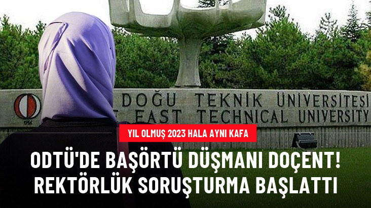 DOÇENT, ONLİNE SINAVDA BAŞÖRTÜSÜNÜN ÇIKARILMASINI İSTEDİ!