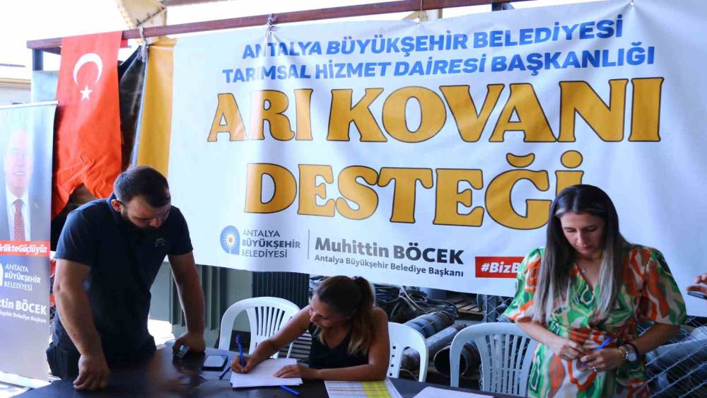 -	 ANTALYA BÜYÜKŞEHİR BELEDİYESİ’NDEN ÜRETİCİLERE KOVAN DESTEĞİ