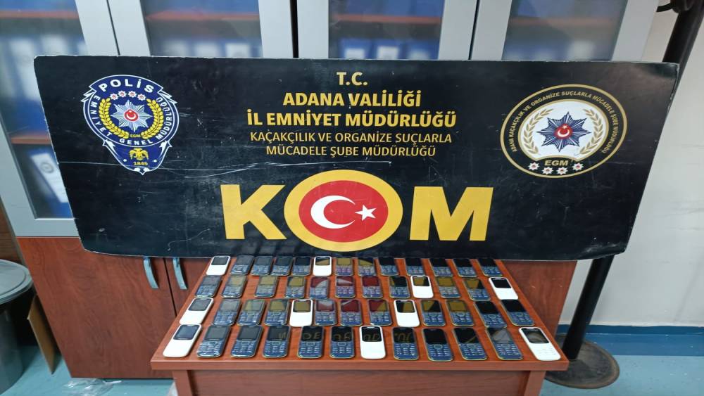 ADANA’DA KAÇAKÇILIK OPERASYONU