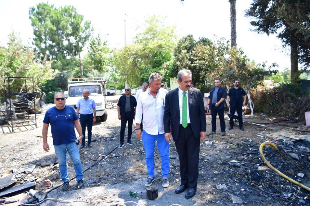 YANGININ ARDINDAN TSYD’YE ZİYARETÇİ AKINI