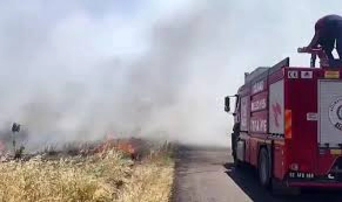 OSMANİYE’DE ANIZ ALANINDAN BAŞLAYAN YANGIN ORMANA SIÇRADI