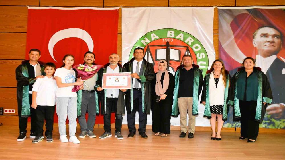 ADANA BAROSU’NDA RUHSAT TÖRENİ YAPILDI