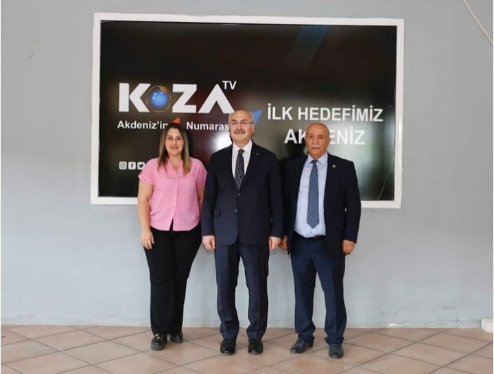 ADANA VALİSİ YAVUZ SELİM KÖŞGER KOZA TV’Yİ ZİYARET ETTİ