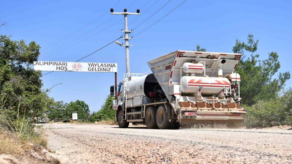 KONYAALTI BELEDİYESİ, ALİM PINARI YAYLASI’NIN YOL SORUNUNU ÇÖZDÜ