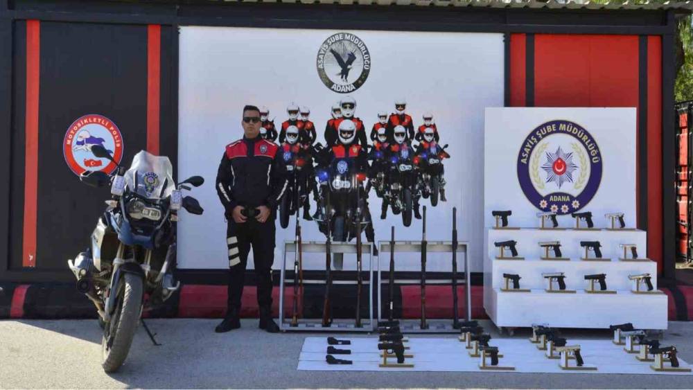 ADANA’DA 145 RUHSATSIZ SİLAH ELE GEÇİRİLDİ