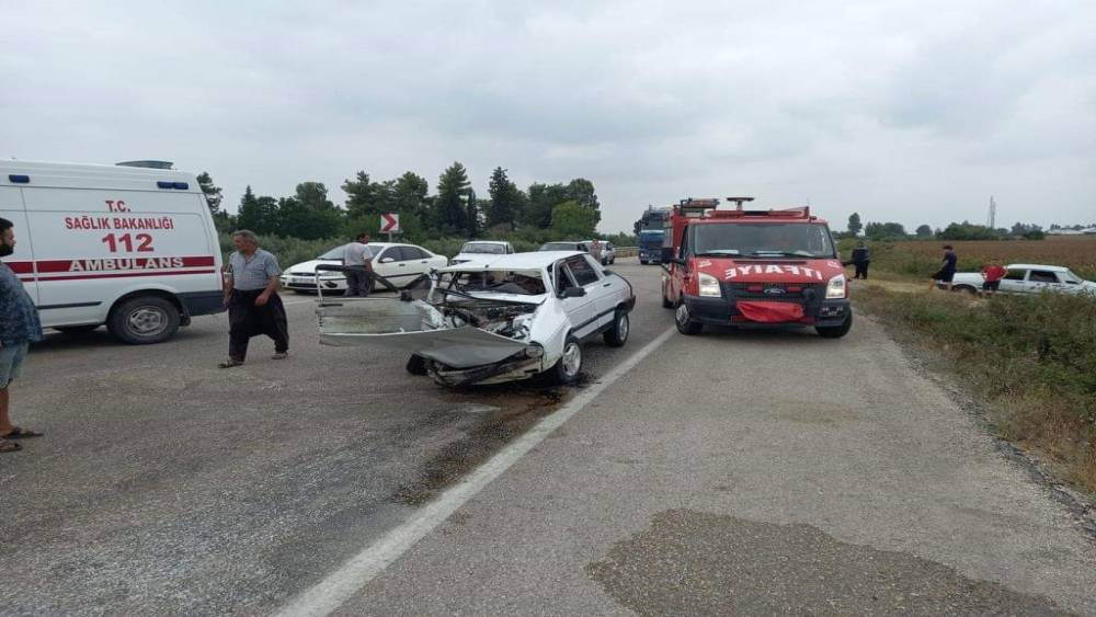 OSMANİYE’DE TRAFİK KAZASI: 6 YARALI