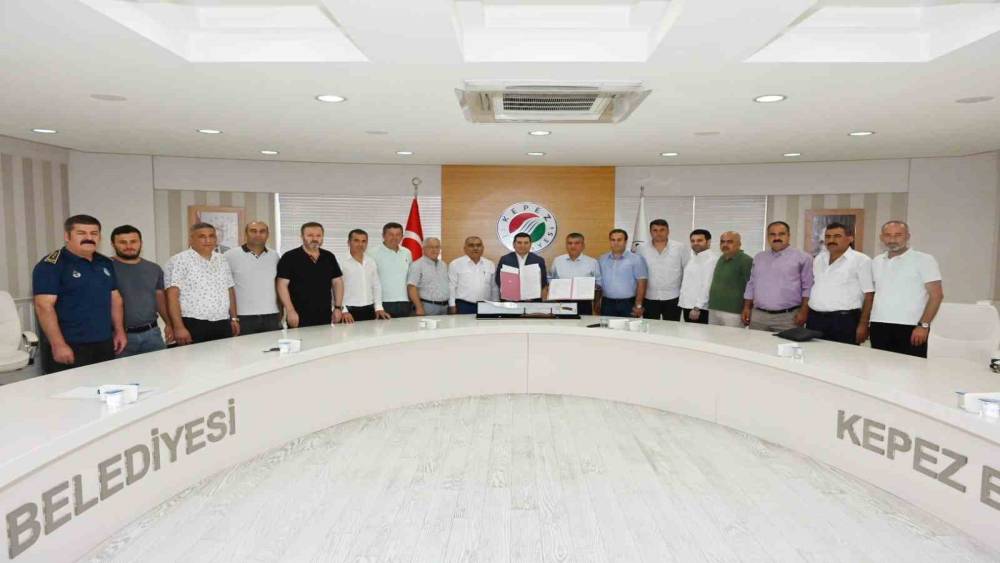 KEPEZ’DE 9 MAHALLEYE 9 KAPALI PAZAR PROTOKOLÜ