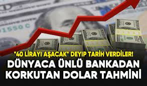 DÜNYACA ÜNLÜ BANKADAN TÜRKİYE İÇİN TAHMİN: ENFLASYON YÜZDE 40'A GERİLEYECEK