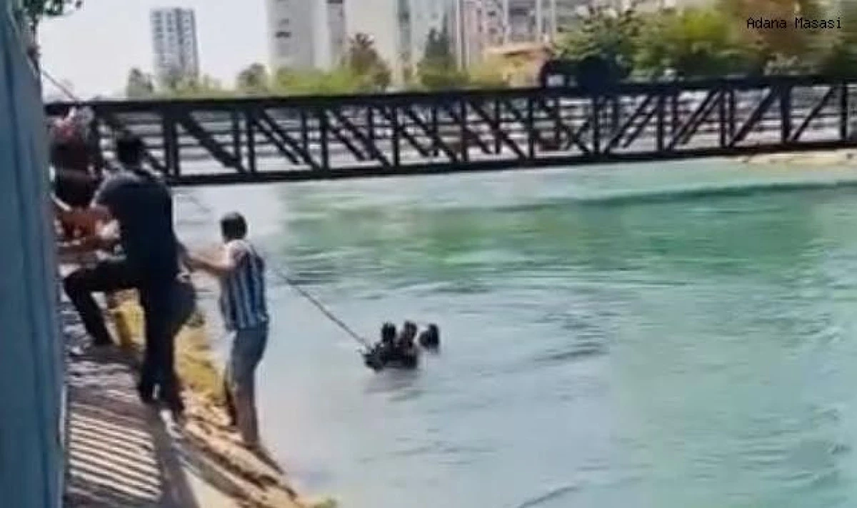 Adana'da Boğulma Tehlikesi Geçiren Çocuğu Kurtaran İnşaat İşçisinden Örnek Davranış