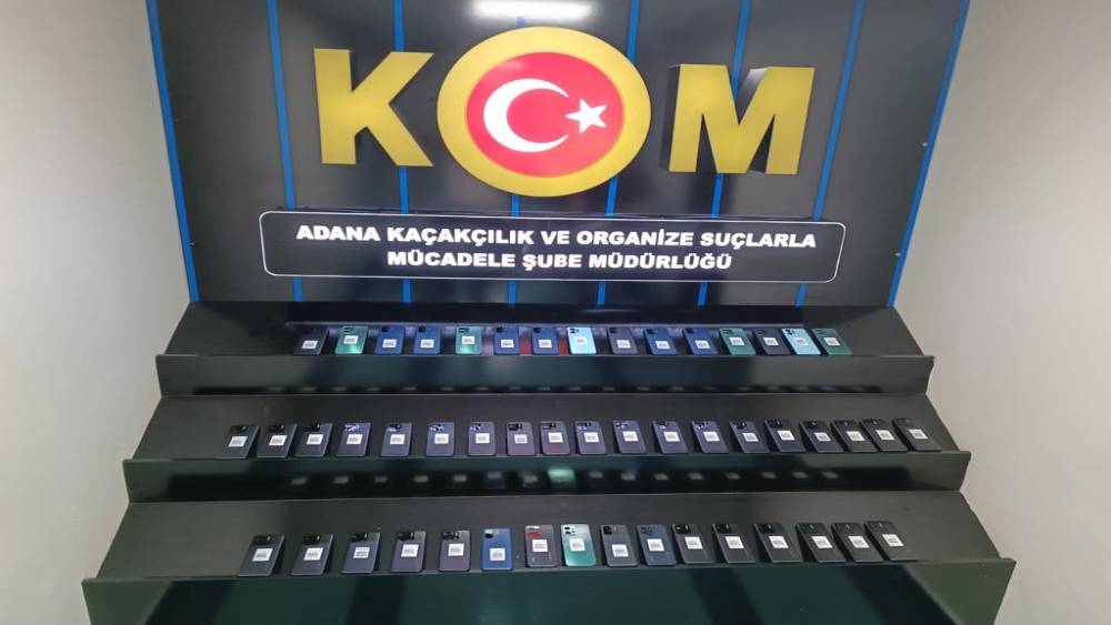 ADANA’DA KAÇAKÇILIK OPERASYONU