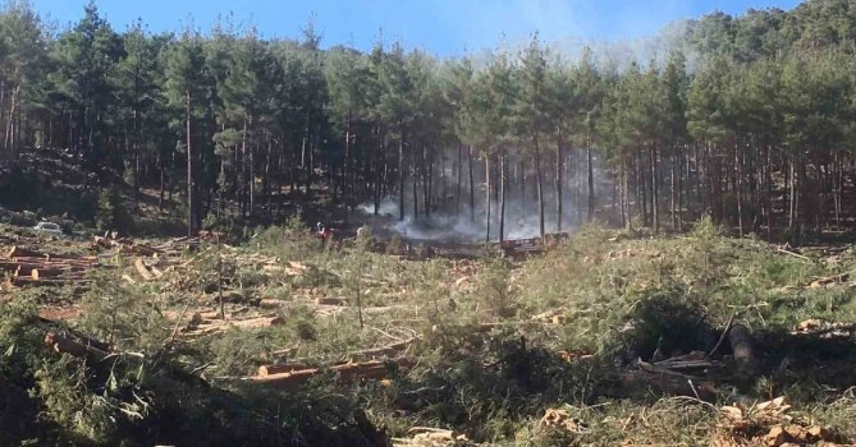 BURDUR'DA ÇIKAN ARAZİ YANGINI KÖYLÜLERİN İMECE USULÜ ÇALIŞMASIYLA SÖNDÜRÜLDÜ