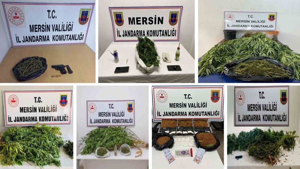 Mersin’de uyuşturucu operasyonu: 18 gözaltı