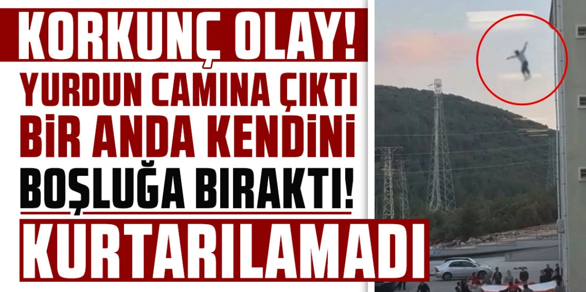YURDUN CAMINA ÇIKTI, KENDİNİ BİR ANDA BOŞLUĞA BIRAKTI