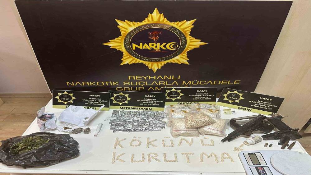 Hatay’da uyuşturucu operasyonu: 10 gözaltı