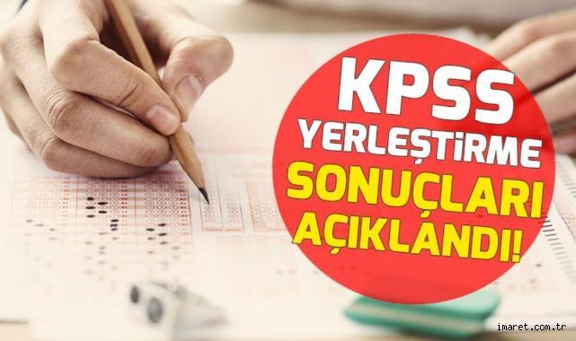 KPSS SONUÇLARI AÇIKLANDI
