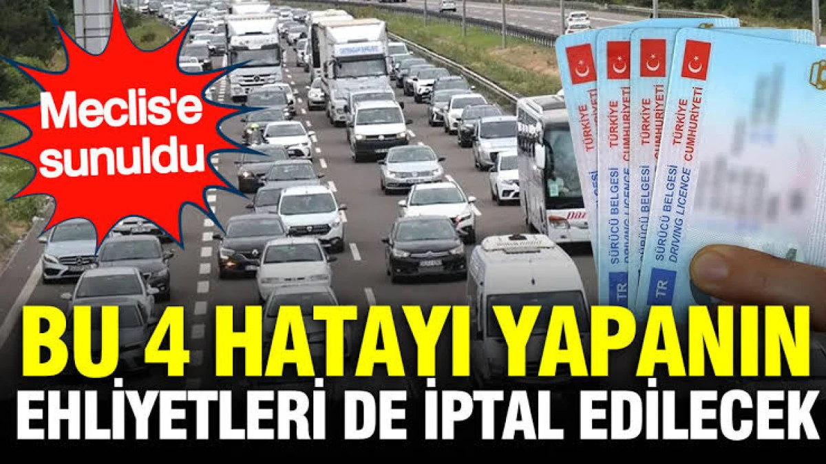SÜRÜCÜLER DİKKAT! BU HATAYI YAPANIN EHLİYETİ KALICI OLARAK İPTAL OLACAK