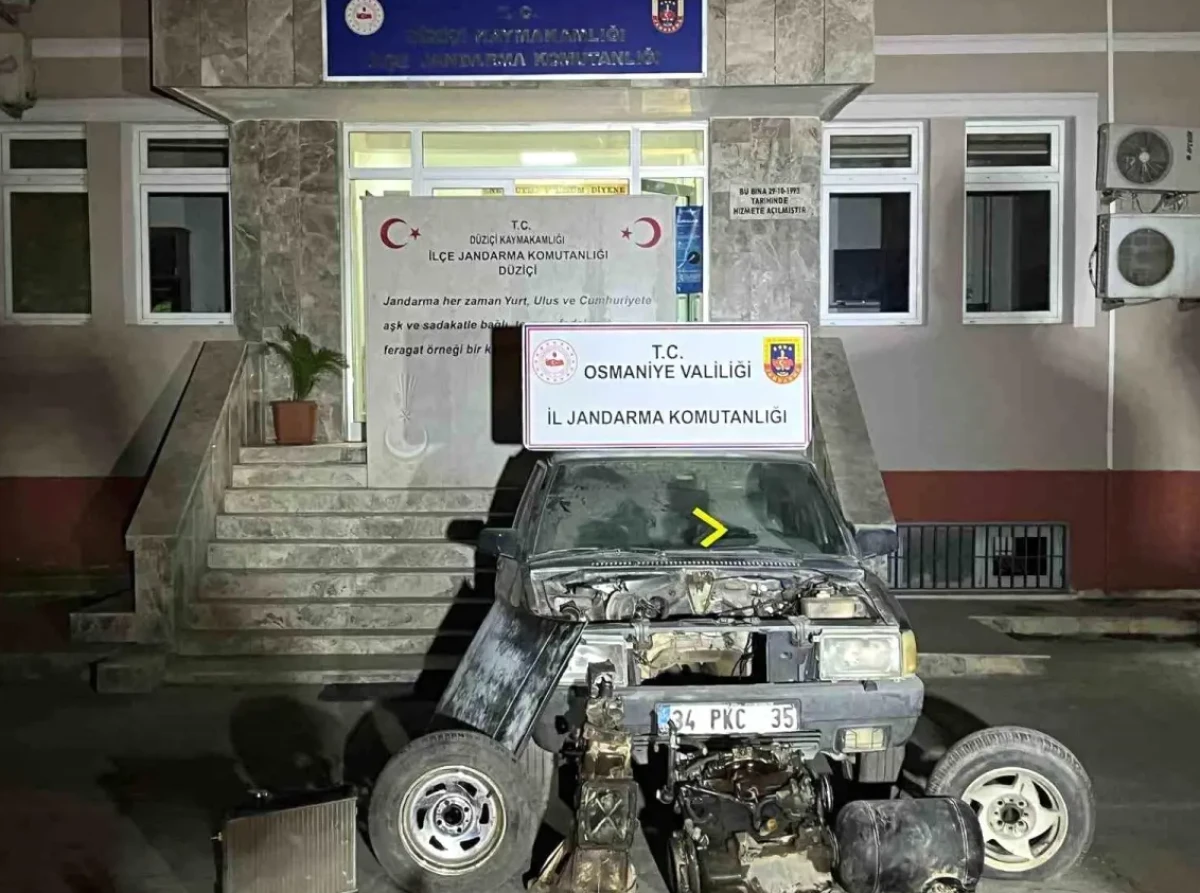 Osmaniye'de Çalınan Otomobil Kahramanmaraş'ta Bulundu, İki Şüpheli Tutuklandı
