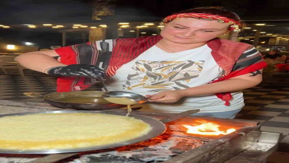 ADANALI ZEYNEP USTA MANGALDA KÜNEFE YAPTI