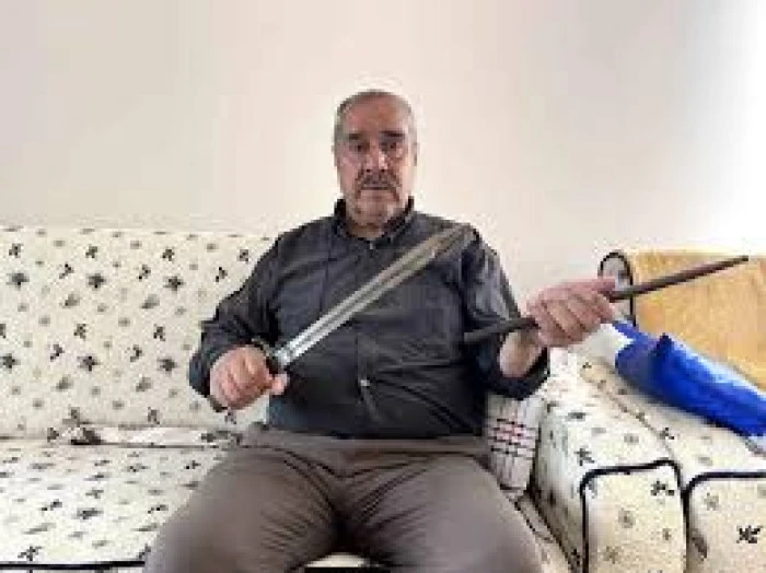 TARİHİ SÜNGÜ AİLE YADİGARI OLARAK TORUNA MİRAS KALICAK
