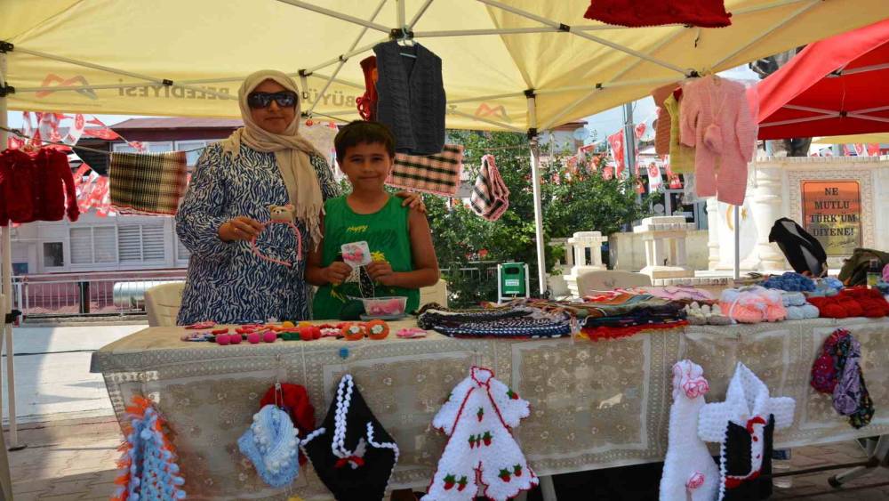 ÜRETİCİ KADIN STANTLARI ÇAMLIYAYLA’DA KURULDU