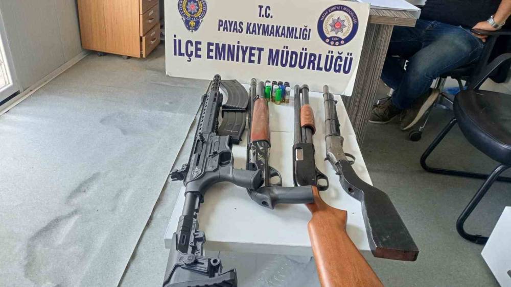 HATAY’DA 4 ADET RUHSATSIZ TÜFEK ELE GEÇİRİLDİ