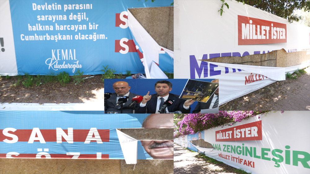 KİMLER YIRTIYOR BU AFİŞLERİ ?