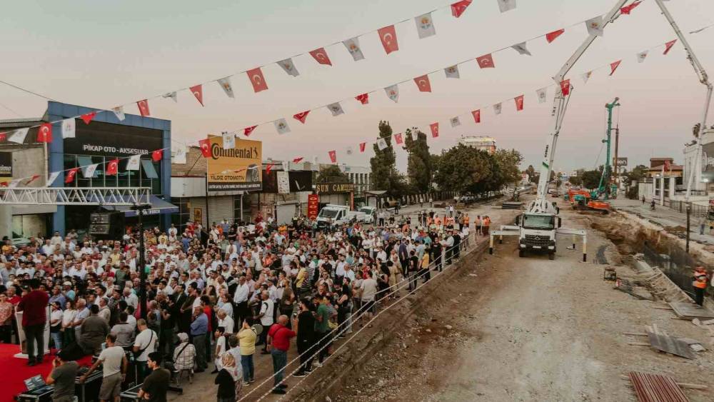 ŞAKİRPAŞA ALTGEÇİDİ’NİN TEMELİ ATILDI