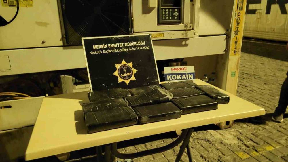 MERSİN LİMANI’NDA 11 KİLOGRAM KOKAİN ELE GEÇİRİLDİ