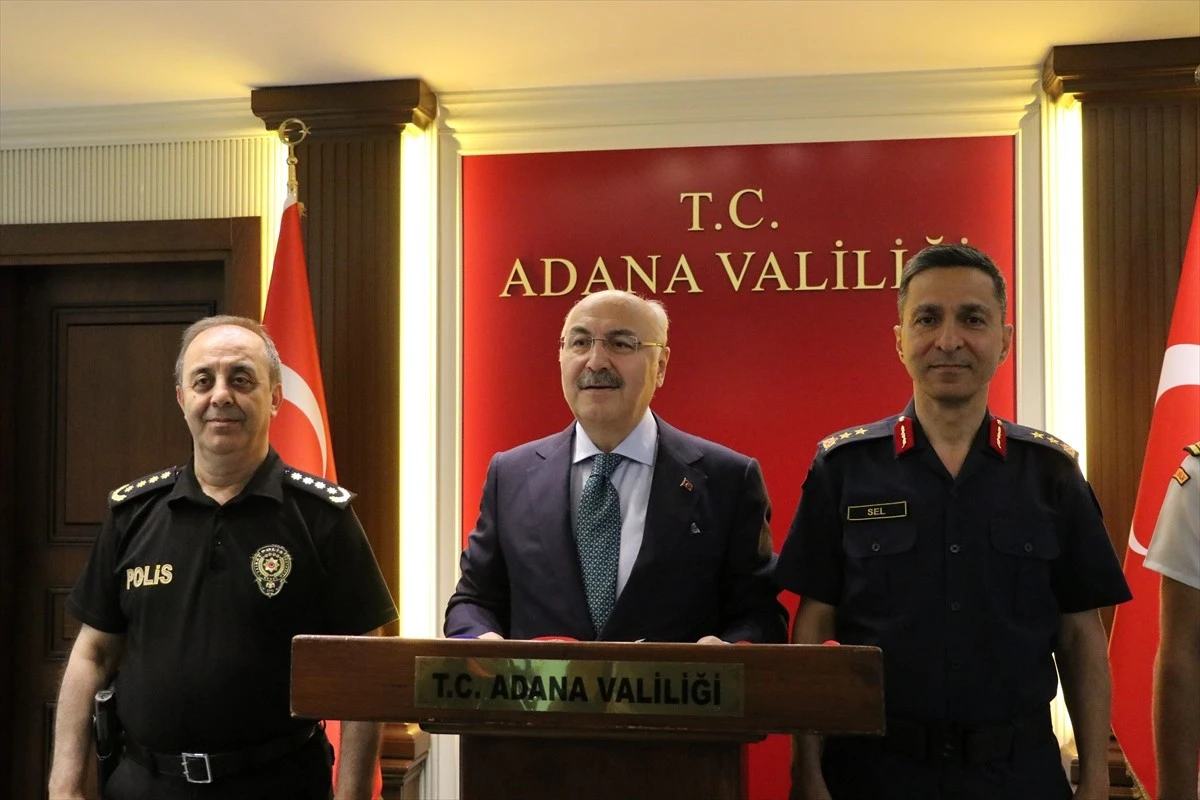 Adana Valisi Köşger'den Asayiş Değerlendirmesi