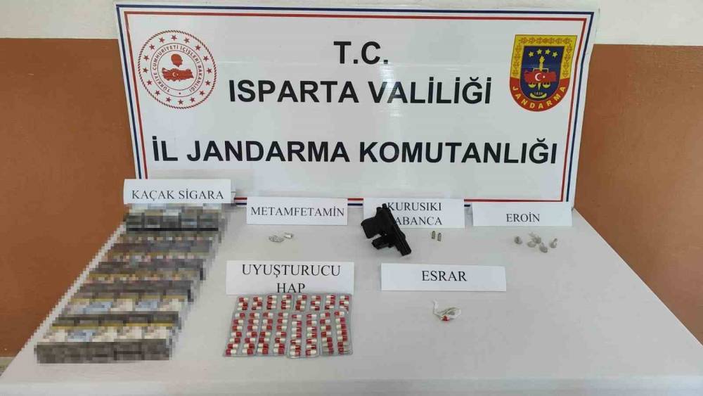Isparta’da 3 ayda 126 şüpheli yakalandı