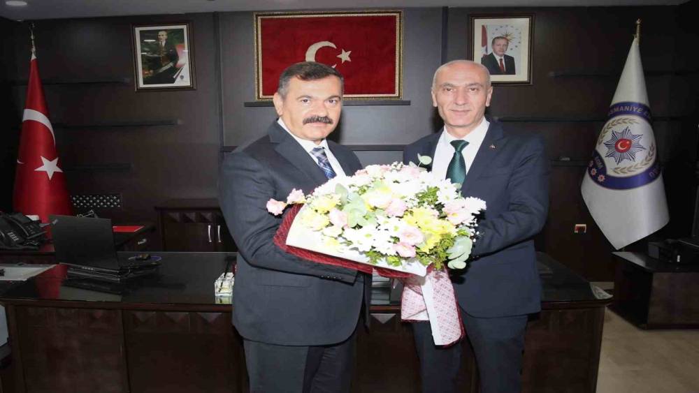 OSMANİYE EMNİYET MÜDÜRÜ SARIBUVA, GÖREVE BAŞLADI