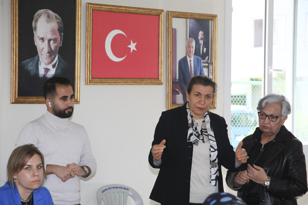 ADANA BÜYÜKŞEHİR’DEN DEPREM VE KADIN KONULU PSİKODESTEK ÇALIŞMASI