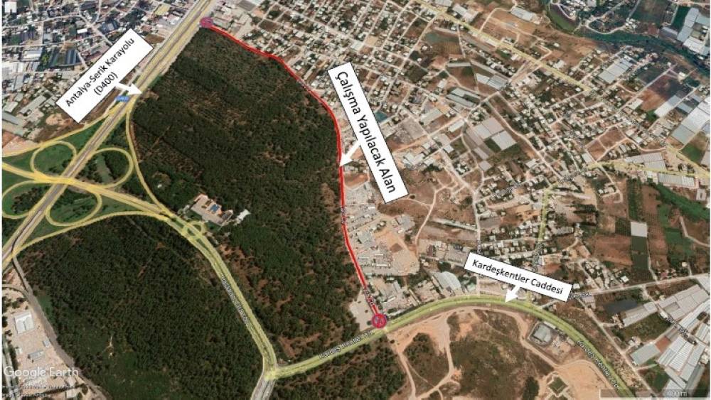 Aksu Lara Caddesi’nde asfalt çalışması nedeniyle yol trafiğe kapatılacak