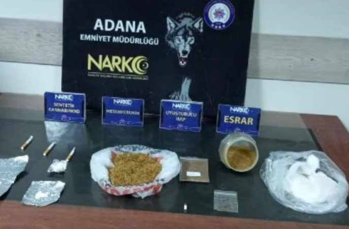 ADANA'DA UYUŞTURUCU OPERASYONU: 4 TUTUKLAMA